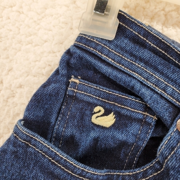 Vtg Gloria Vanderbilt Dk Wash Blue Jeans Wmns 8M 25x30 Hi Waist Tapered 90s Y2K - Picture 9 of 10